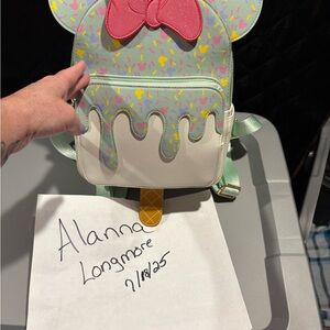 Danielle Nicole Minnie Mouse ice cream backpack